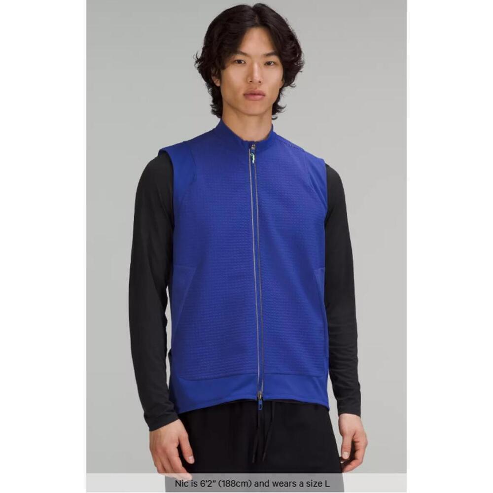 NWT Lululemon Cold Terrain Vest Psychic Blue - Asia Exclusive - Size L $148